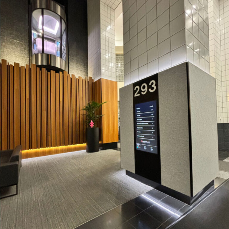 Corporate Lobby Directory Lighting